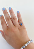 Arch Denim Lapis Ring